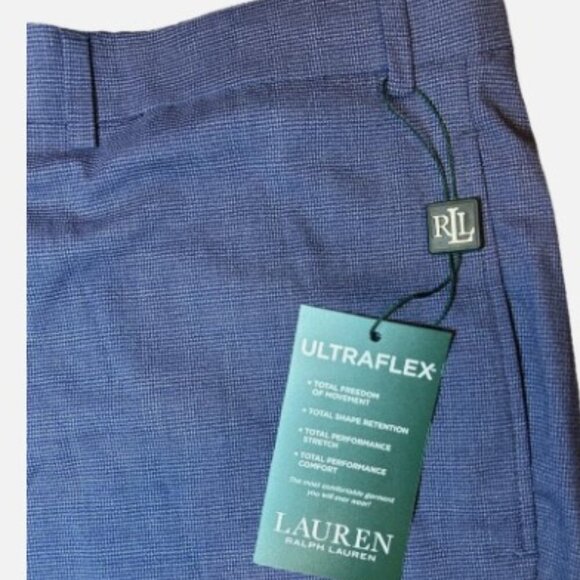 NEW Lauren Ralph Lauren UltraFlex Total Comfort Dress Pants Men’s 38 x 30 Blue - Picture 4 of 9